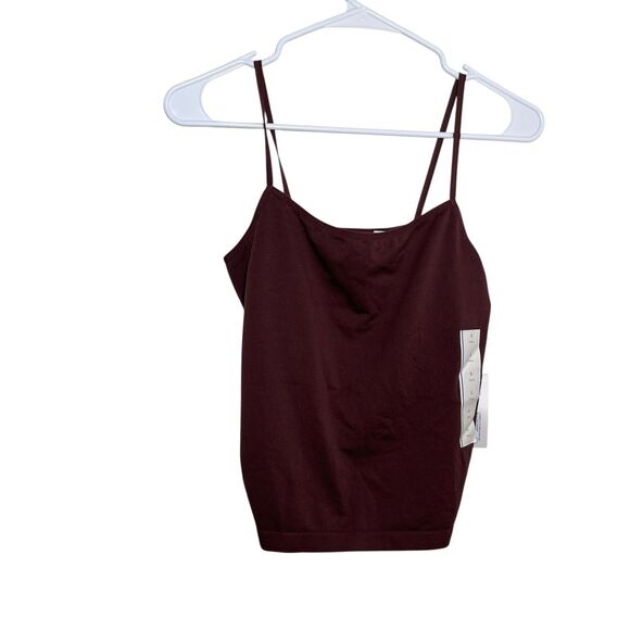 A New Day Tank Top Women's Large Brown Sleeveless Cami Lined Basic NWT - Picture 1 of 10